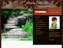 Tablet Screenshot of findingyourpath.com